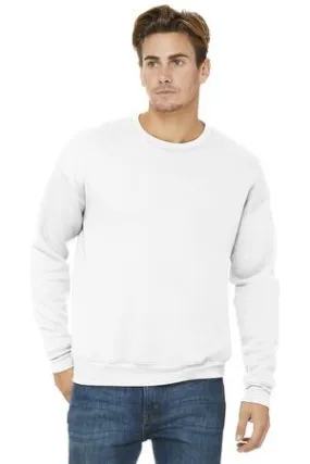 BELLA CANVAS Unisex Sponge Fleece Drop Shoulder Sweatshirt White.19800