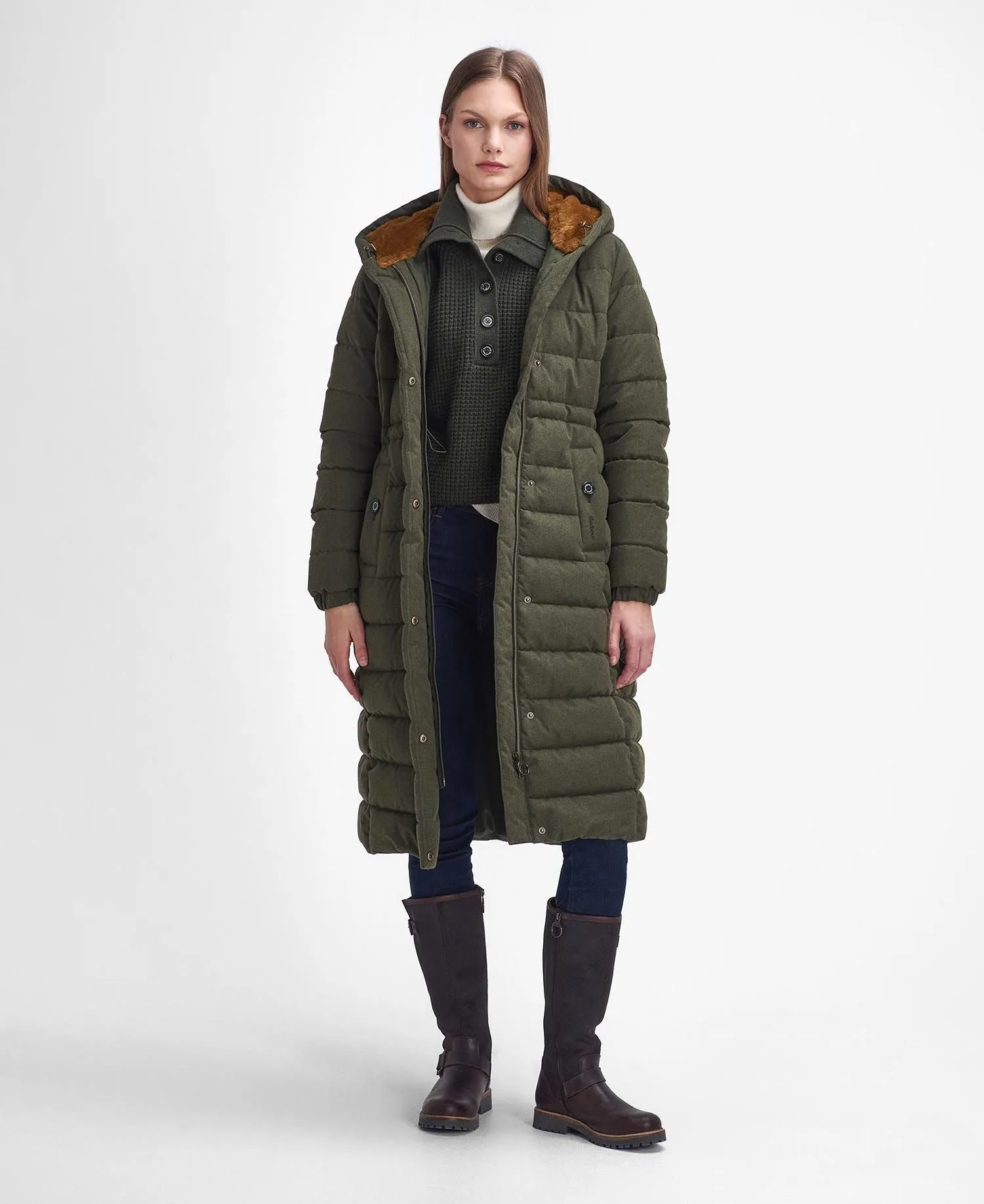 Clarence Puffer Jacket - Olive