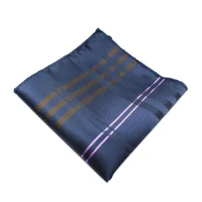 Classy Men Pocket Square Dark Blue