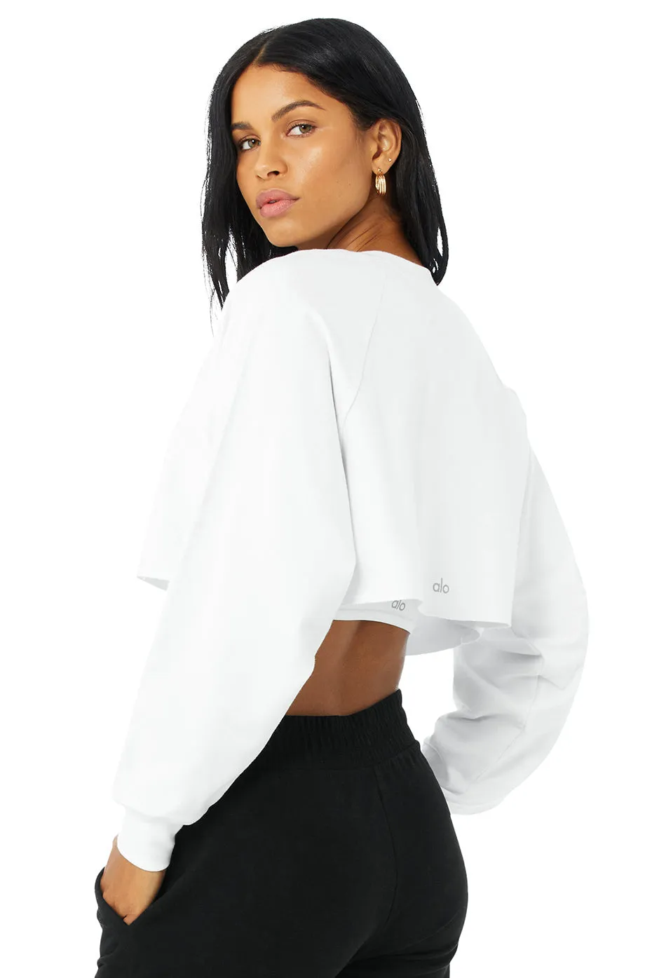 Double Take Pullover - White