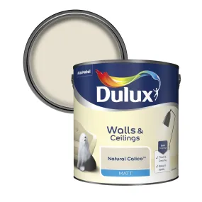 Dulux Matt Emulsion Paint For Walls And Ceilings - Natural Calico 2.5L