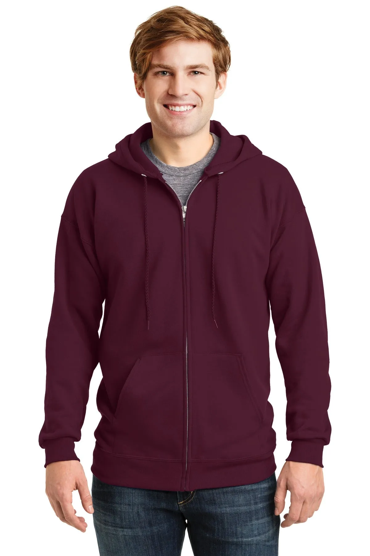 Hanes® Ultimate Cotton® - Full-Zip Hooded Sweatshirt.  F283