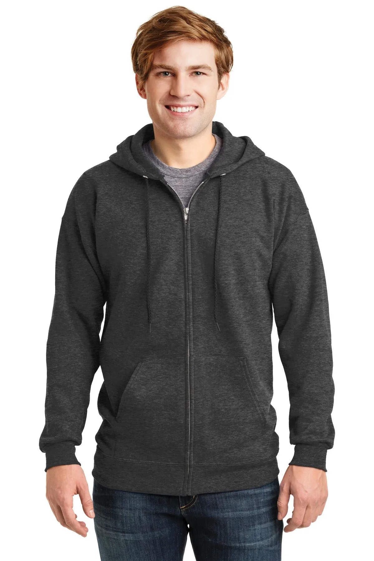 Hanes® Ultimate Cotton® - Full-Zip Hooded Sweatshirt.  F283