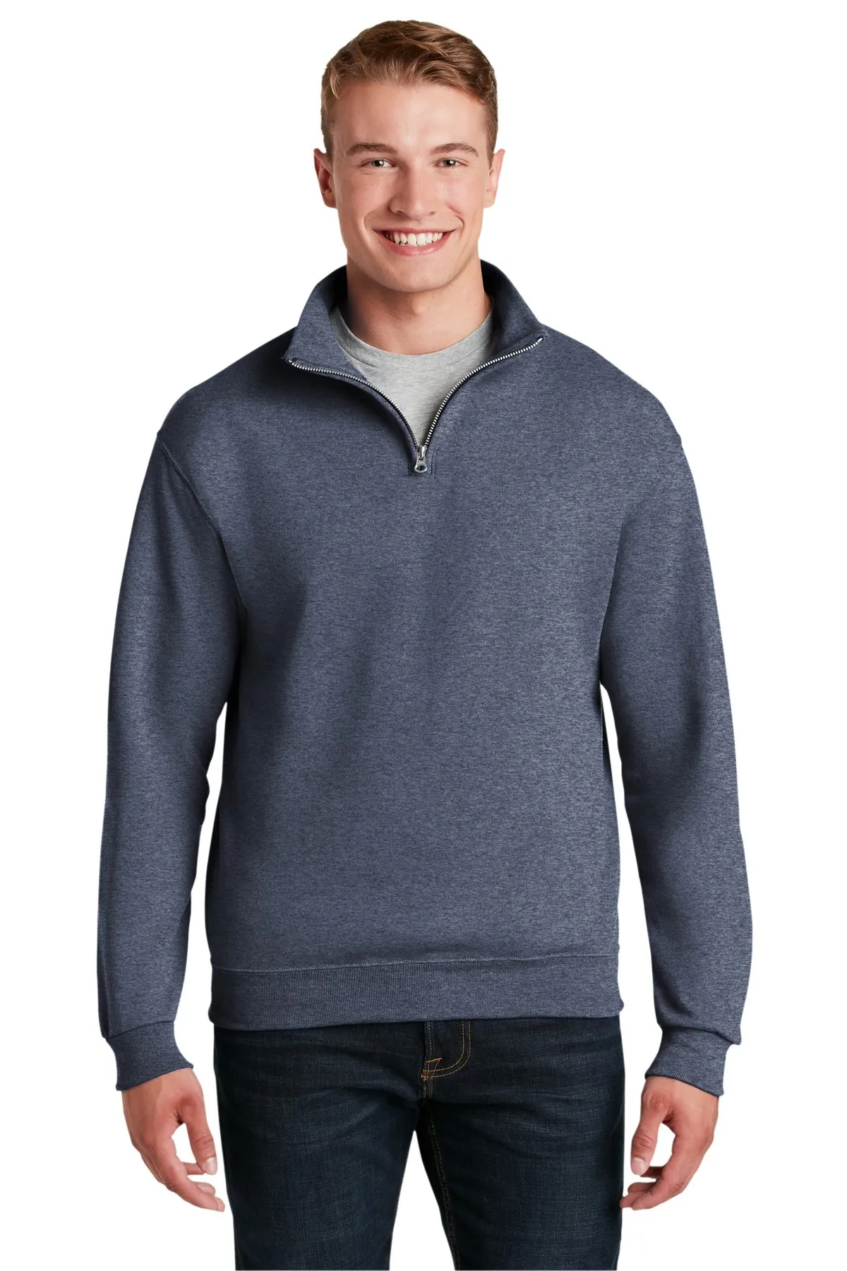 JERZEES® - NuBlend® 1/4-Zip Cadet Collar Sweatshirt. 995M