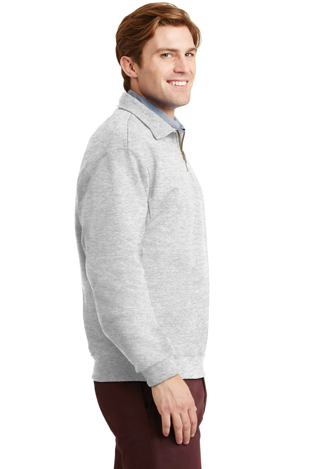 JERZEES® SUPER SWEATS® NuBlend® - 1/4-Zip Sweatshirt with Cadet Collar.  4528M