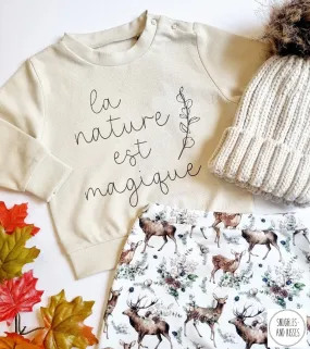 Kids 'La Nature est Magique' Sweatshirt