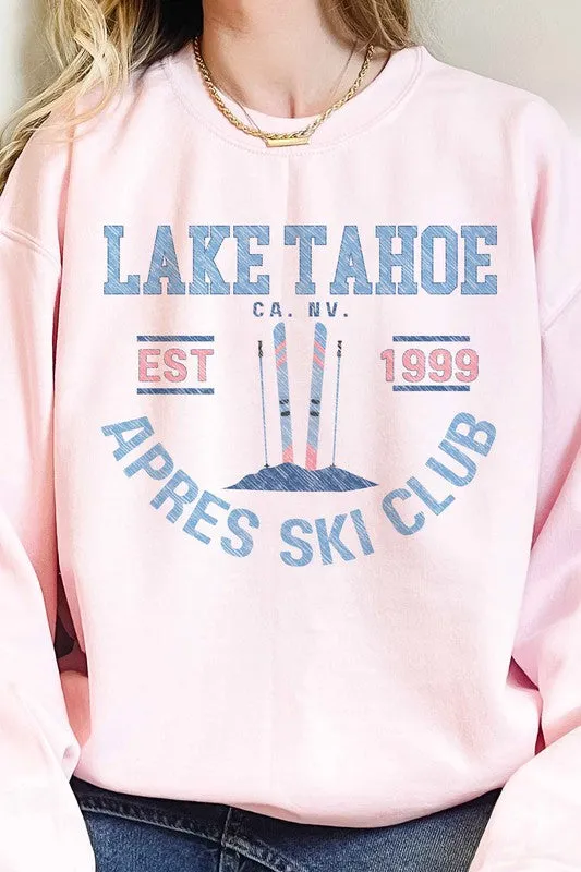 LAKE TAHOE APRES SKI CLUB OVERSIZED SWEATSHIRT