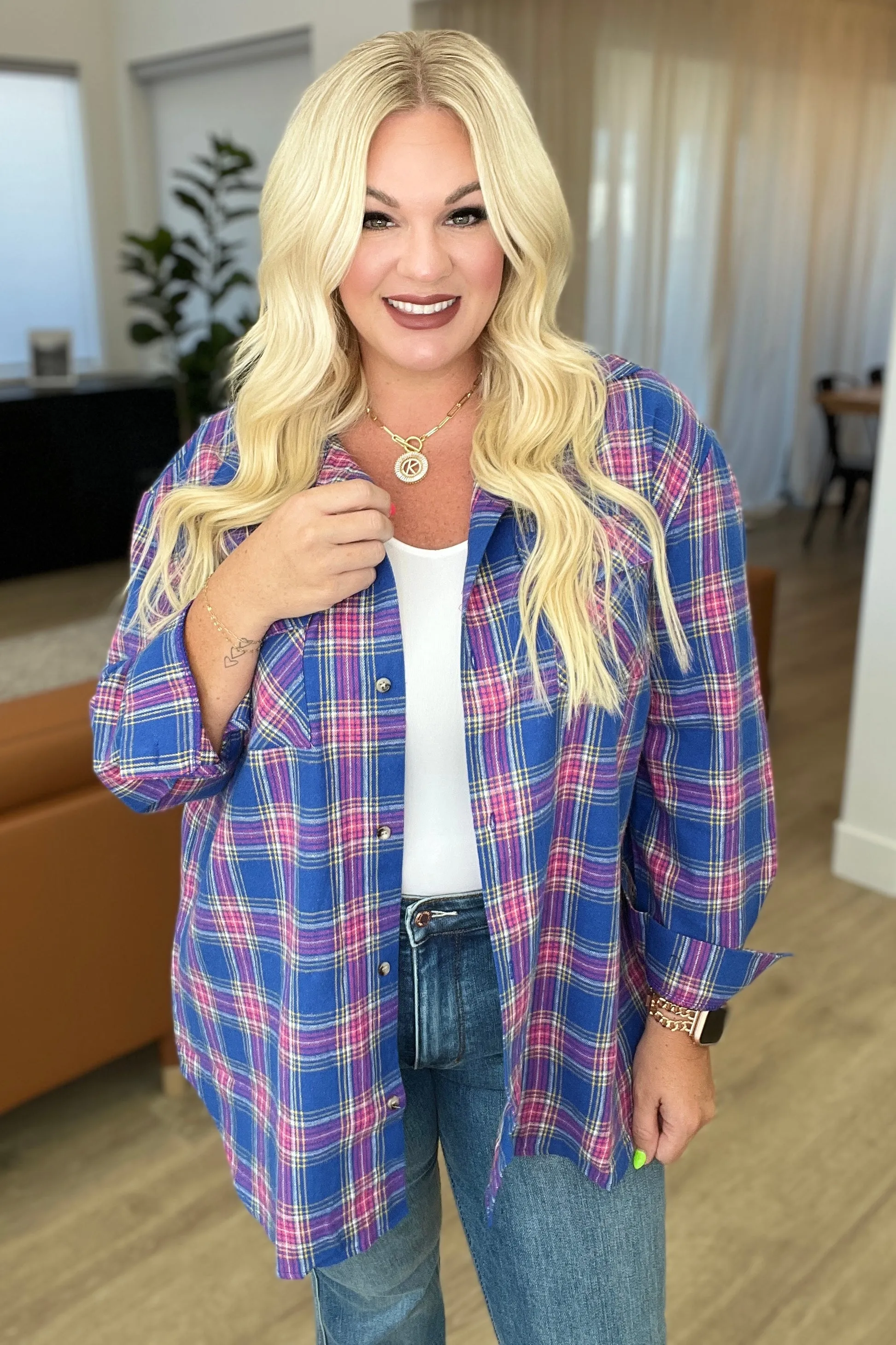 Lightweight Plaid Flannel In Four Colors