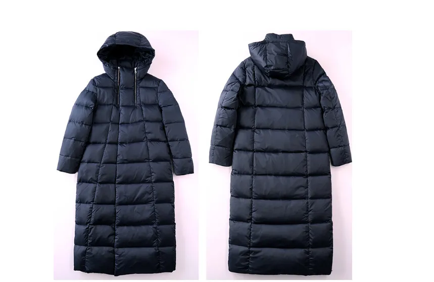 Long Hooded Women Loose Winter Jacket Winter Women Down Coat BC1008