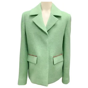 Malej Green Wool Pea Coat