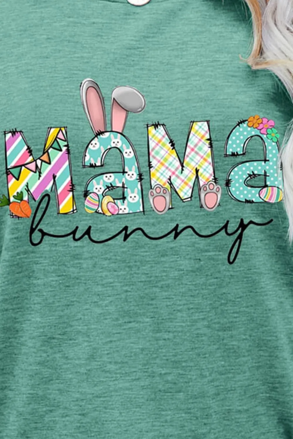 MAMA BUNNY Easter Graphic Tee