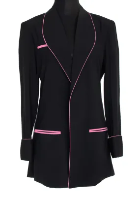 Monochrome - Black Blazer (Neon Pink)