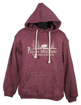 Pocono Mountains Nantucket Pine Bear Hooded Sweatshirt