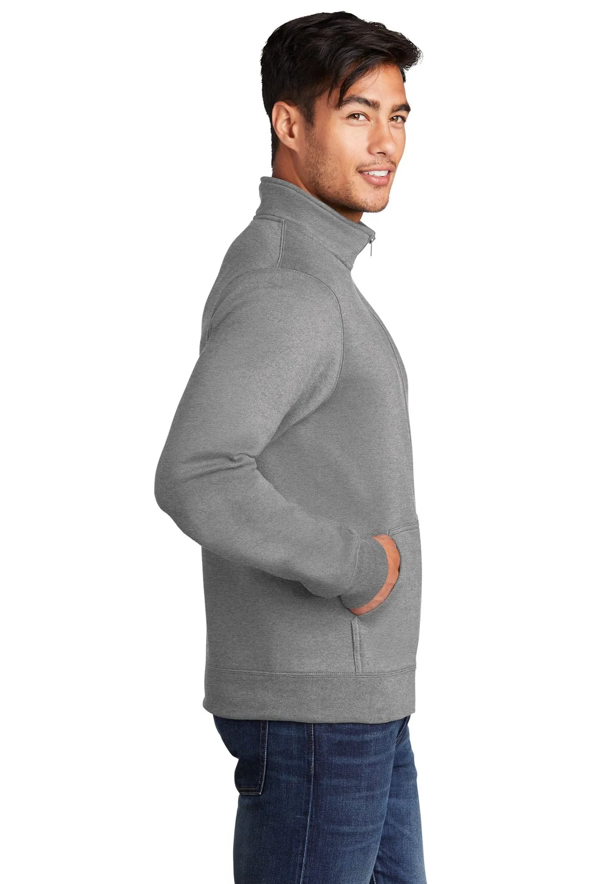 Port & Company ® Core Fleece Cadet Full-Zip Sweatshirt PC78FZ