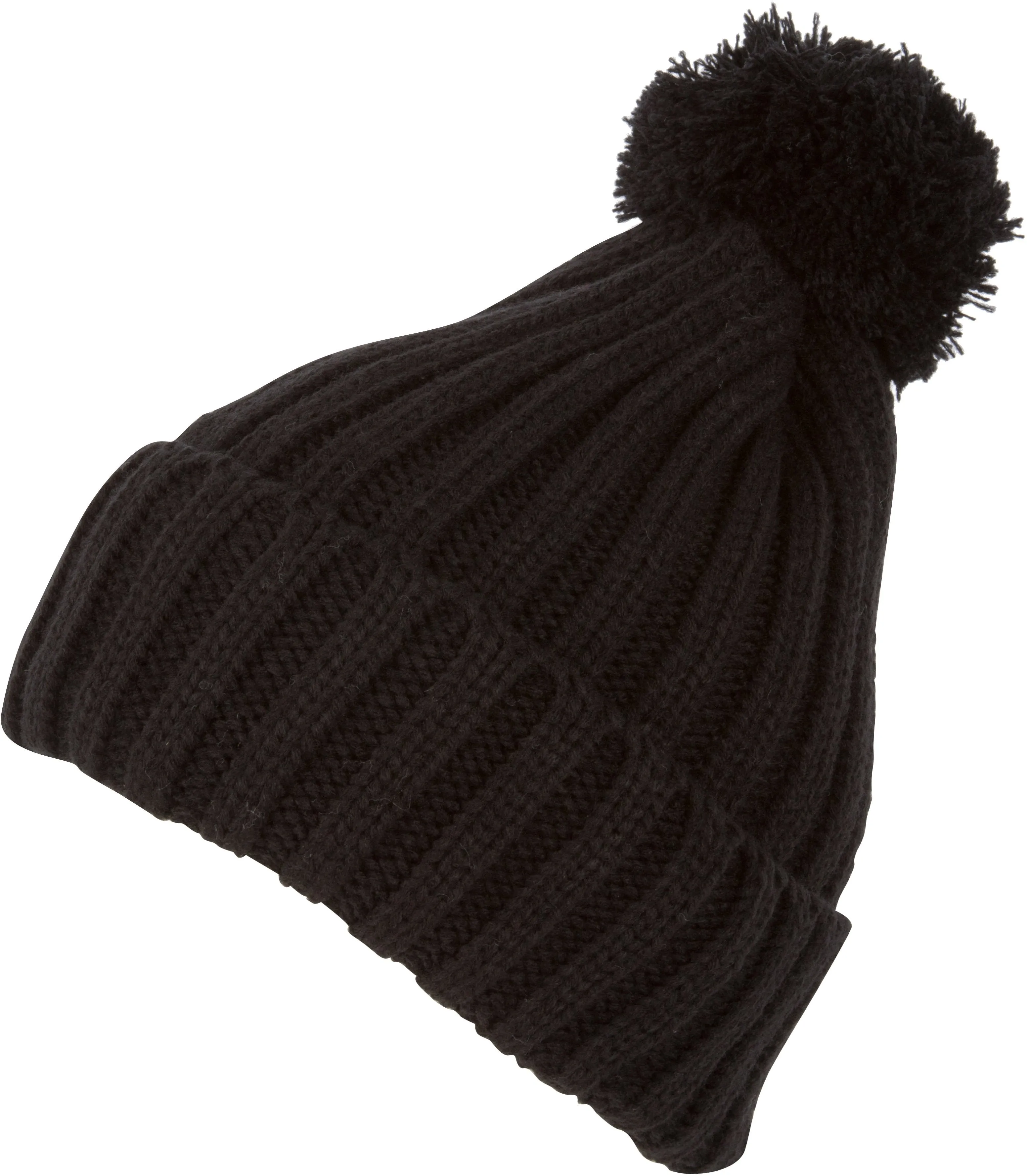 Sakkas Makena Unisex Pom Pom Solid Color Winter Beanie Cap