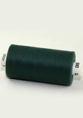 Teal Green Moon Thread 1000yds by Coats, Superb Value