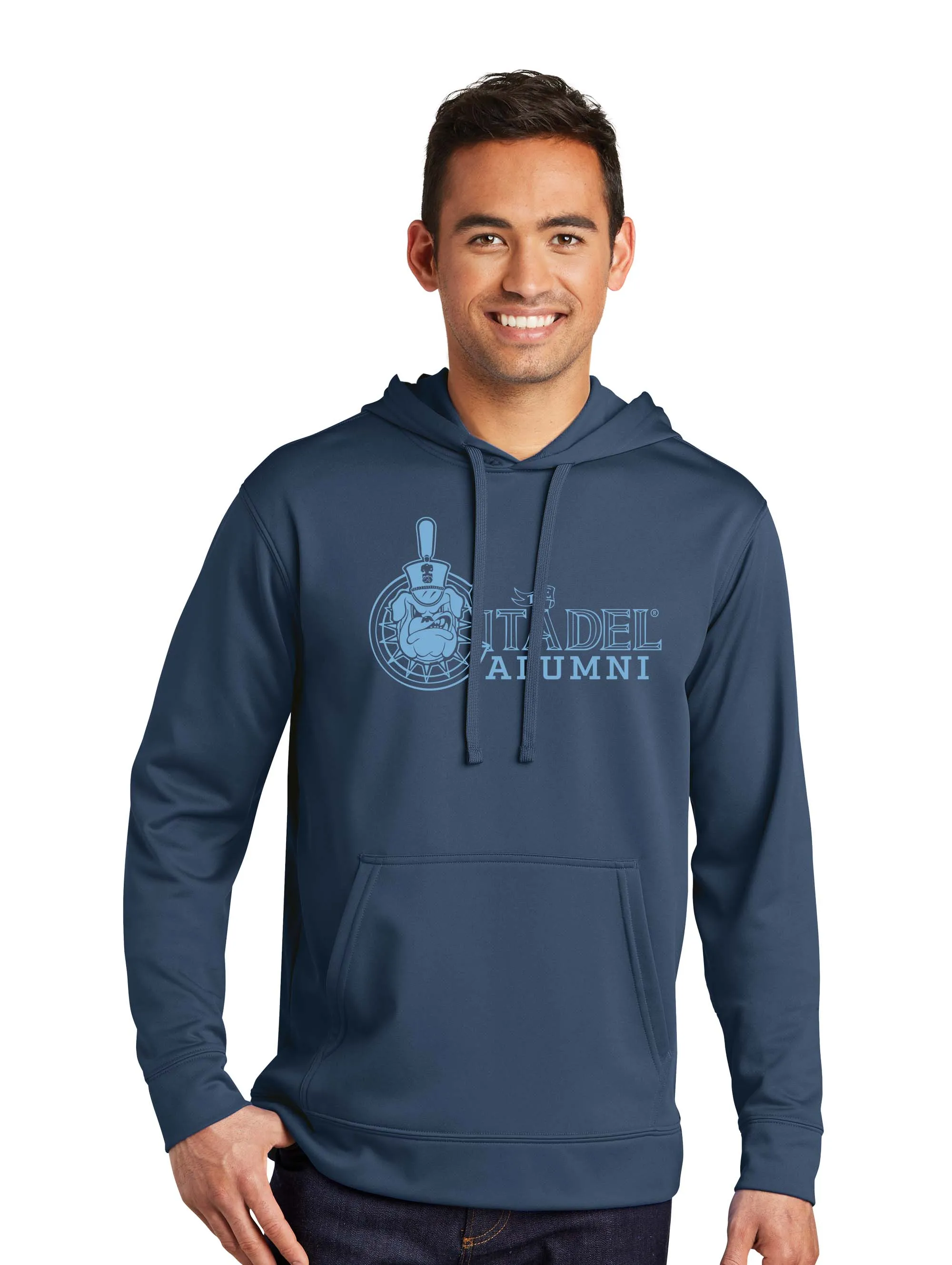 The Citadel, Vintage Spike Alumni logo, Performance Fleece Pullover Sweatshirt