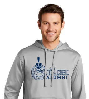 The Citadel, Vintage Spike Alumni logo, Performance Fleece Pullover Sweatshirt