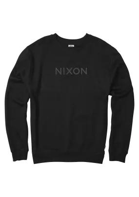 Wordmark Crew Sweatshirt - Black