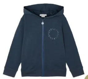 Zip Up Hoodie With Stella Logo Disc Print